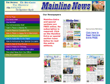 Tablet Screenshot of mainline-news.com